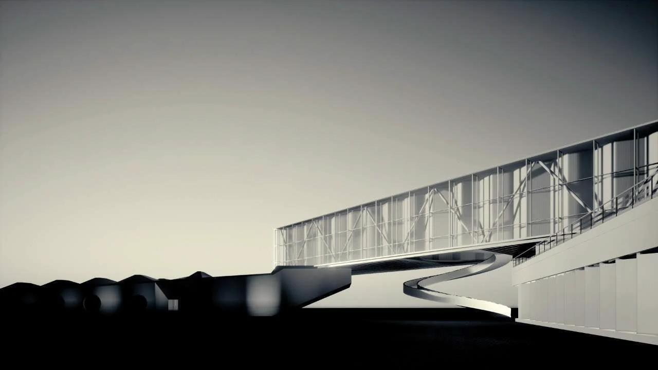 Bauhaus Campus — Exterior nocturno