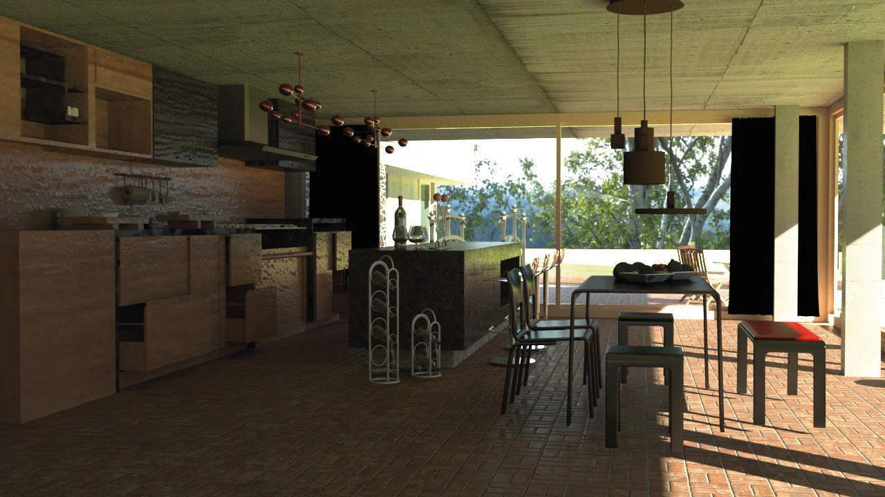 Renders 3ds Max — Interior cocina